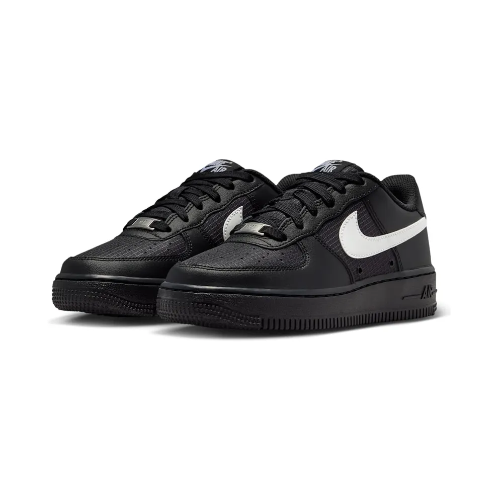 Nike Air Force 1 Tech GS “Black White” (IR3992-001)