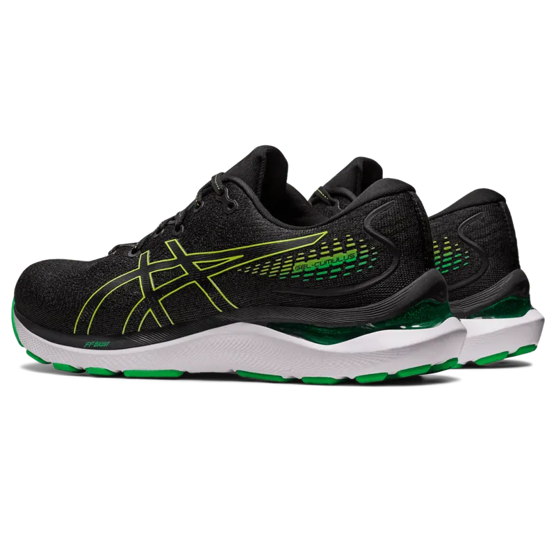 Asics GEL-CUMULUS 24 Black/Lime Zest (1011B366.012)