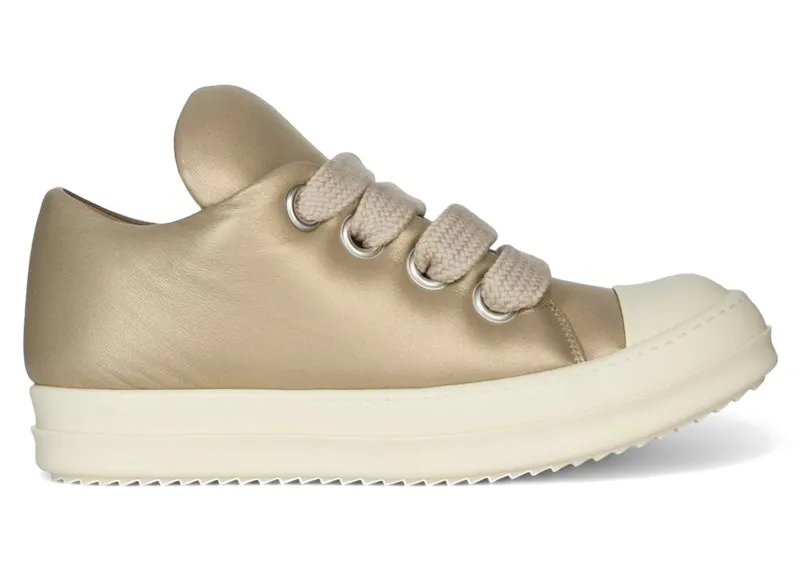 Rick Owens Hollywood Runaway Jumbo Laced Low Gold (RO01E7883 LPMPW2 0211)