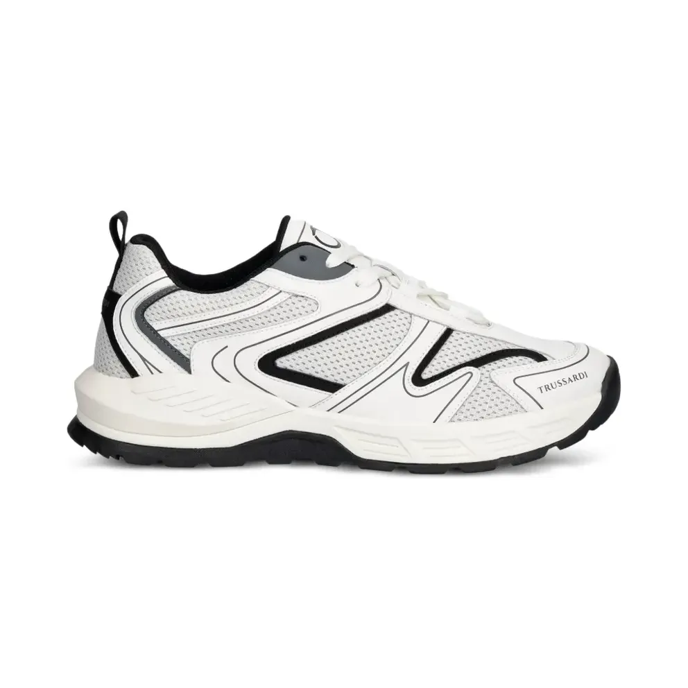 Trussardi mit Mesh-Einsätzen – White (N069S001003N)