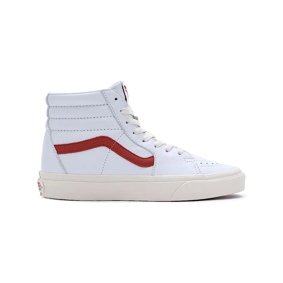 Vans Vintage Pop Sk8-hi Red – “White” (VN0007NSRED)