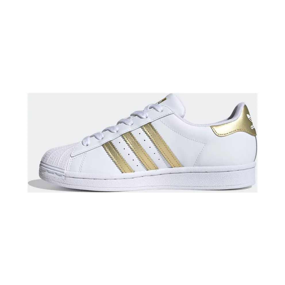 Adidas Superstar Cloud White / Gold Metallic / Cloud White (FX7483)