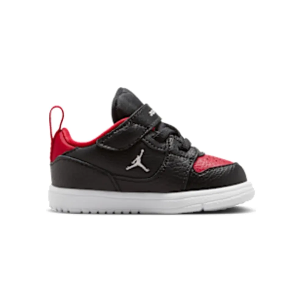 Nike Jordan Court Connect Low “Black / Gym Red / White” (IQ6047-003)