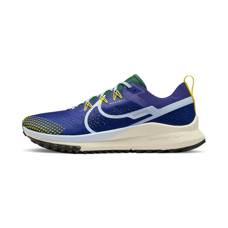 Nike React Pegasus Trail 4 Deep Royal Yellow Strike “Deep Royal Blue / Gorge Green / Enamel Green / Celestine Blue” (DJ6158-400)