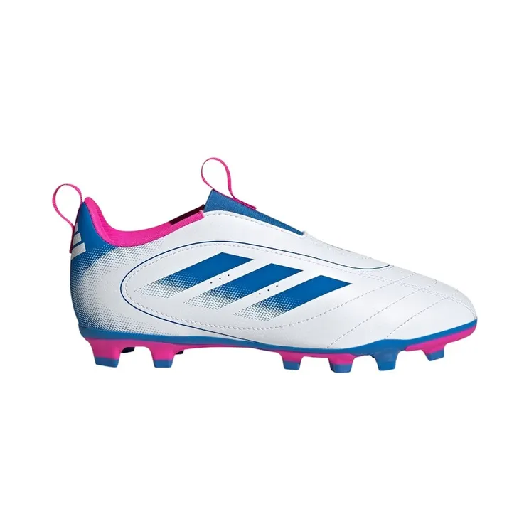 adidas Goletto IX Laceless FG/MG White Royal Team Shock Pink (JQ0185)