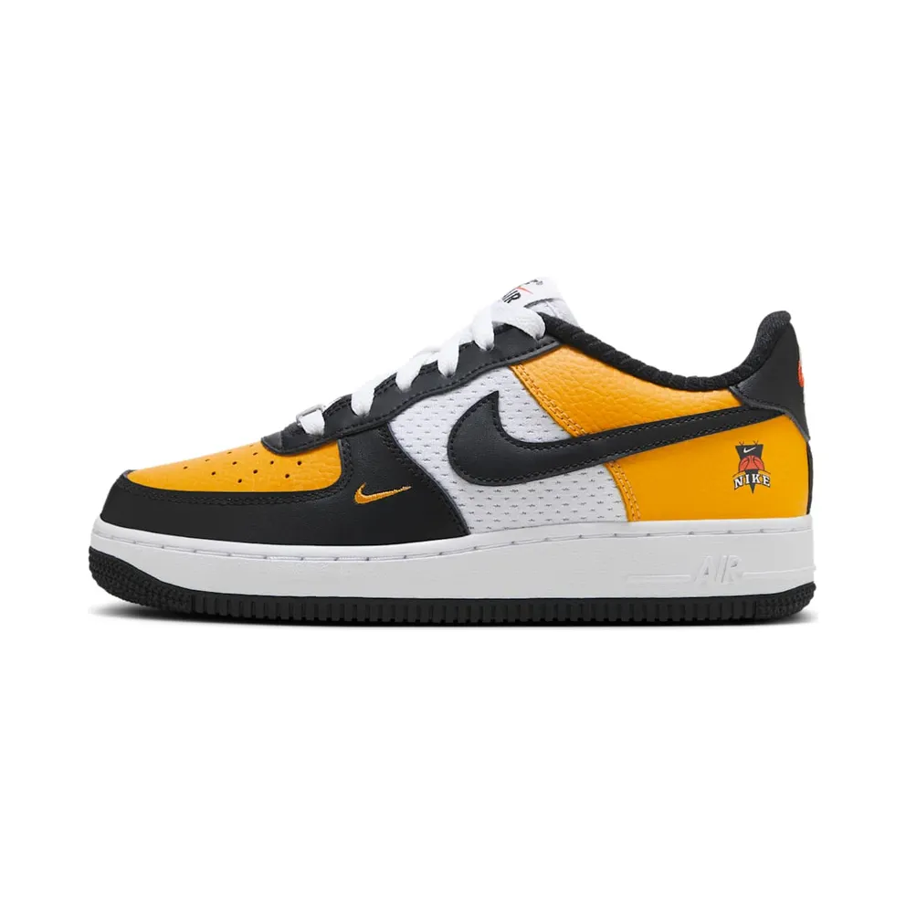 Nike Air Force 1 Low Black Gold Jersey Mesh (DQ7779-700)