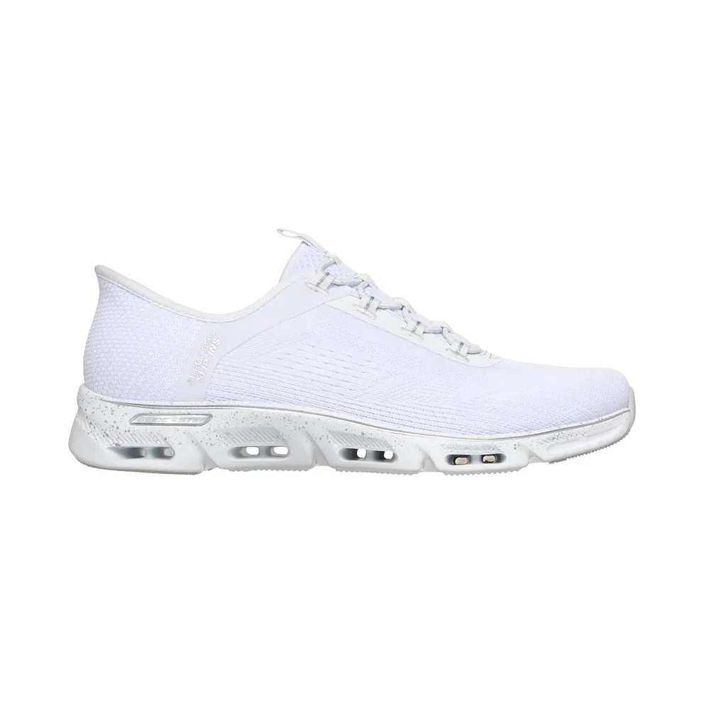 Skechers Slip-ins: Glide-Step Gratify – Pace Sneaker White/Silver