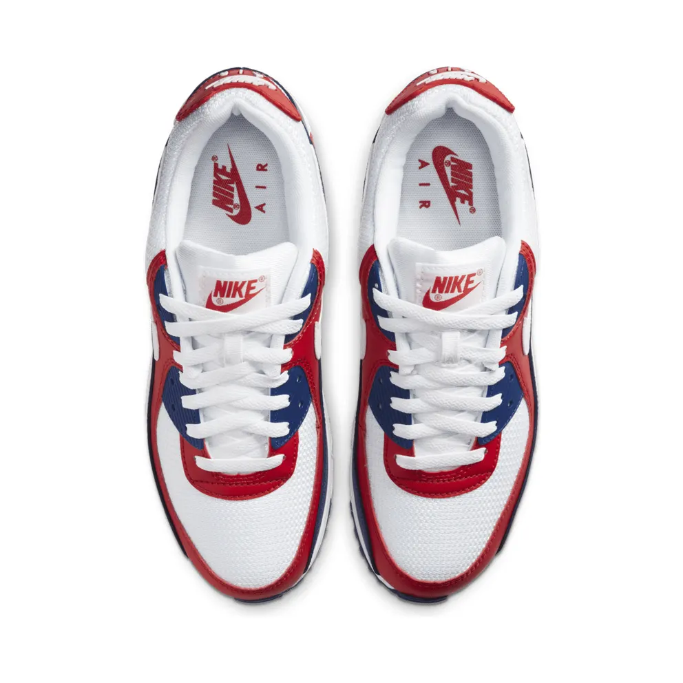 Nike Air Max 90 USA (2020) White/Red-Royal (CW5456-100)