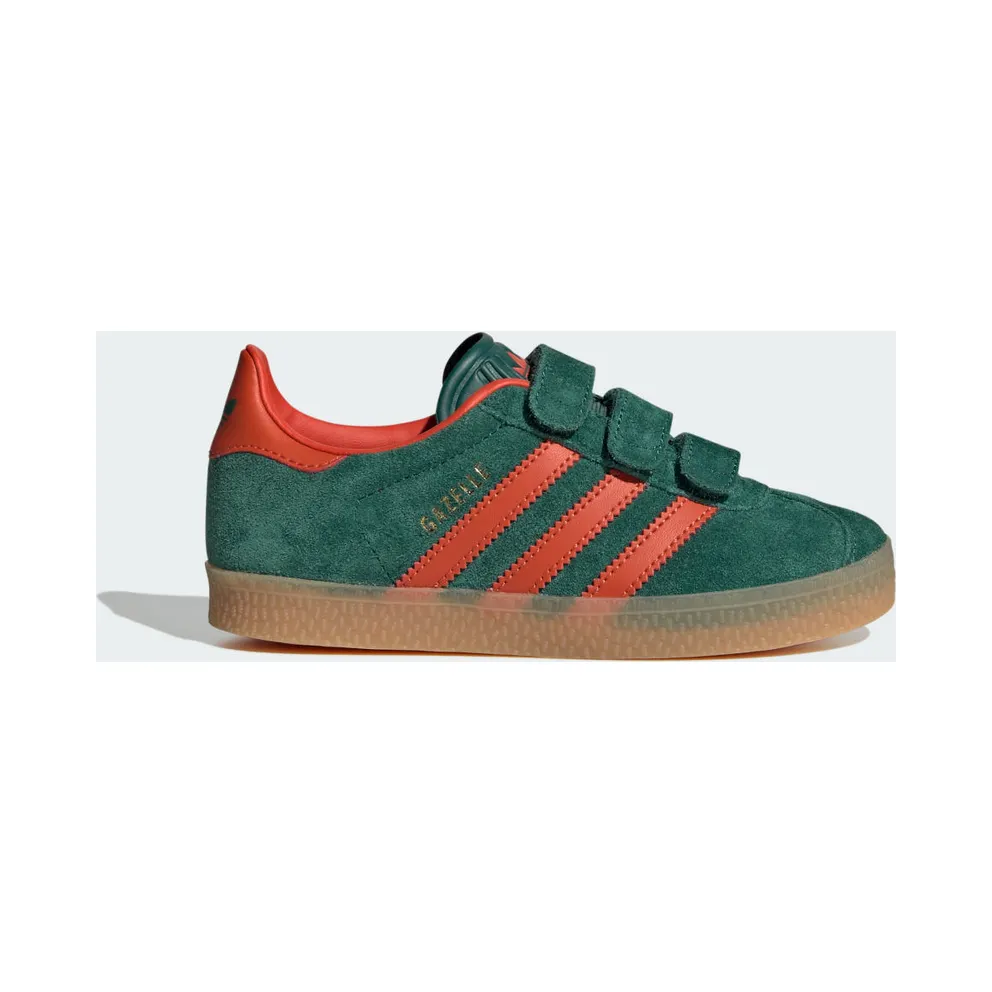 adidas Gazelle Kids Collegiate Green / Preloved Red / Gum (IE8674)
