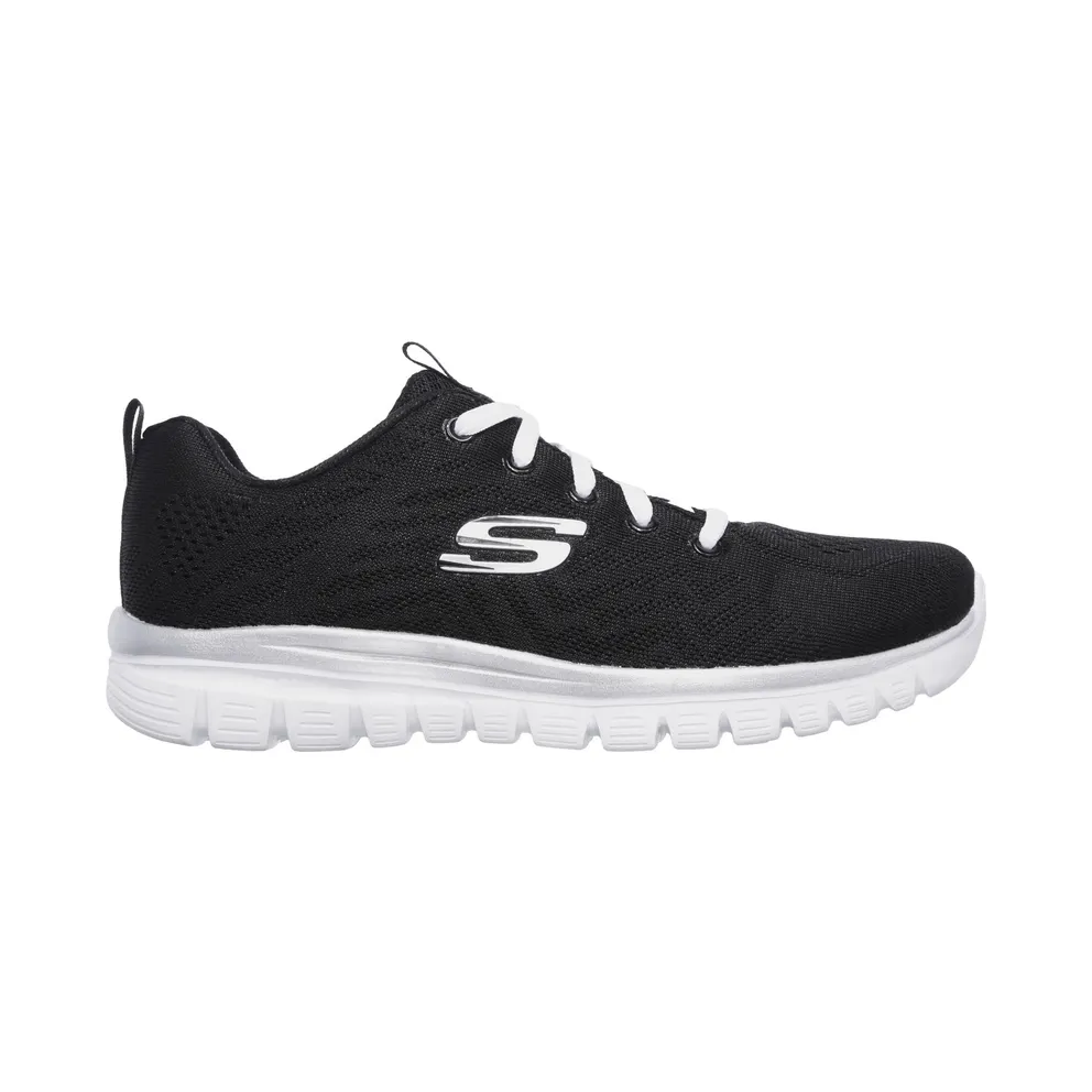 Skechers Graceful – Get Connected Sneaker Schwarz/Weiß