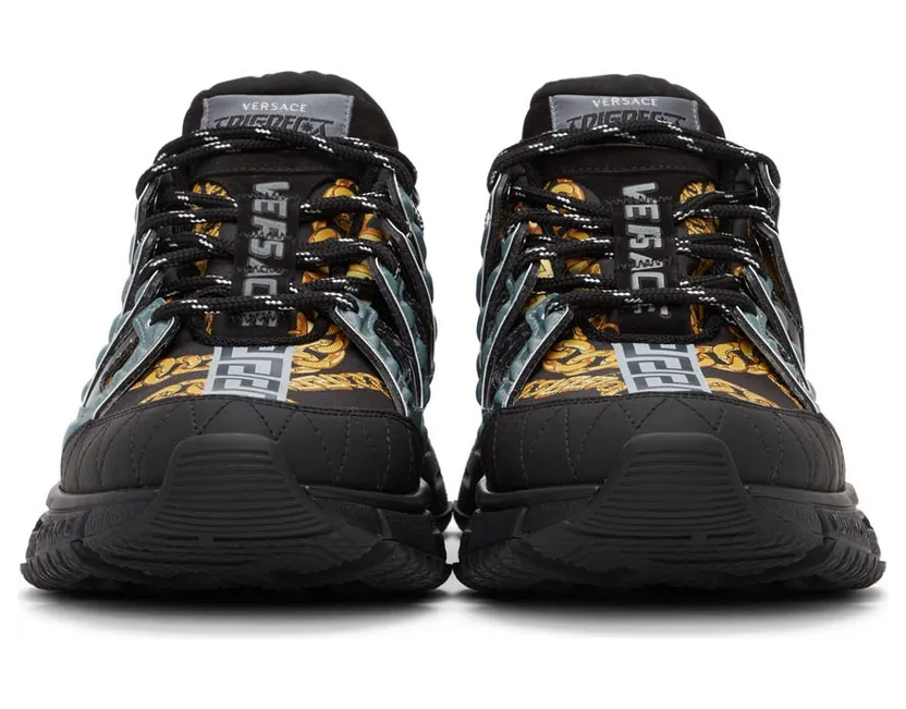 Versace Black Trigreca Sneakers (*DSU8094 1A02707) (2)