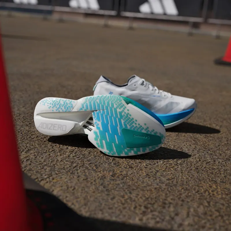 Adidas Adizero Adios Pro 4 Crystal White / Matte Silver / Glory Green (JR6354)