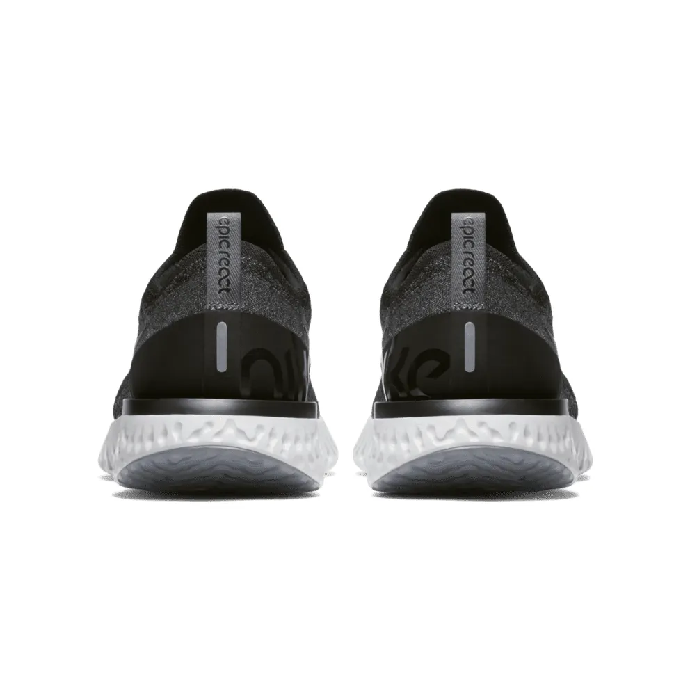 Nike Epic React Flyknit Black Dark Grey Black/Black-Dark Grey-Pure Platinum (AQ0067-001)