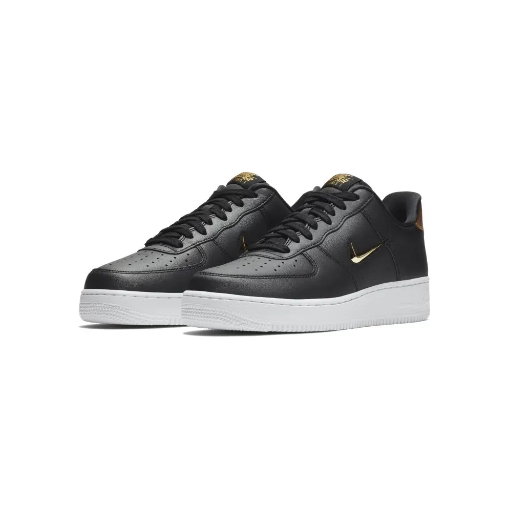 Nike Air Force 1 Low Jewel Black Metallic Gold Black/Metallic Gold-White (AJ9507-003)