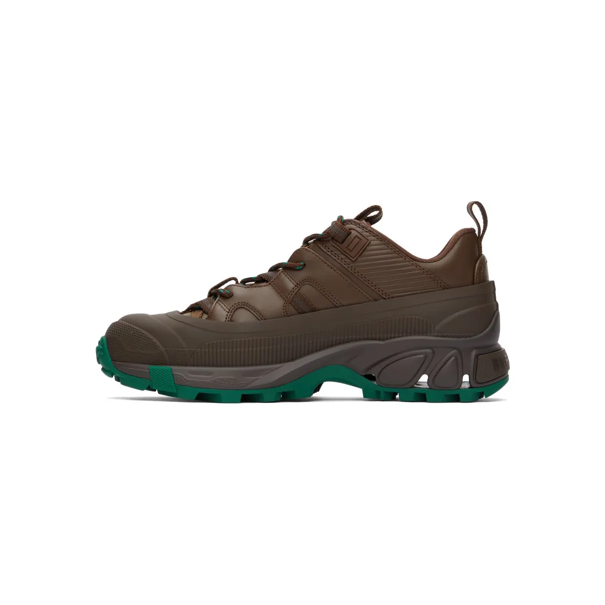 Burberry Brown & Green Arthur Sneakers (8045701) (3)