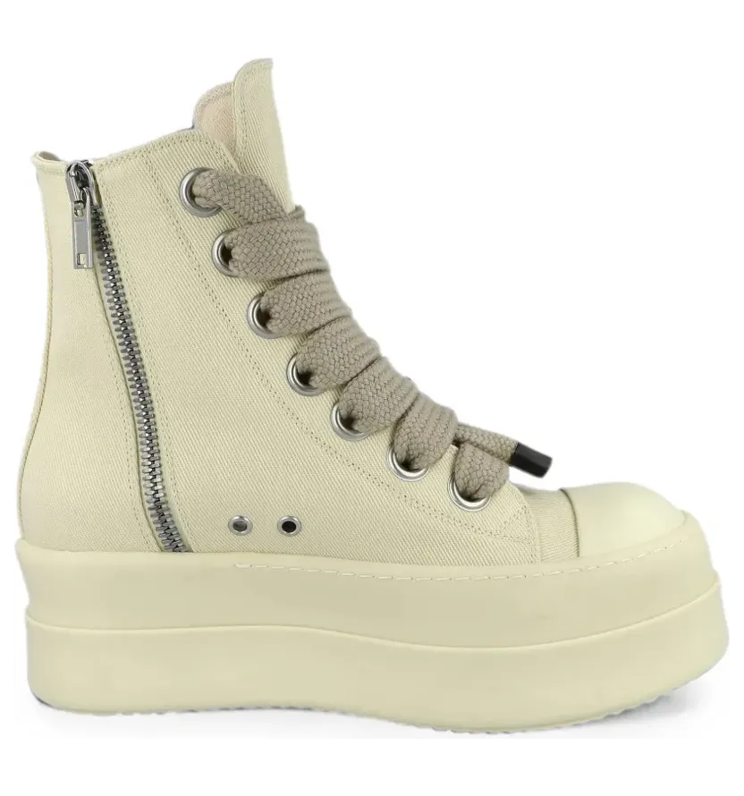 Rick Owens DRKSHDW Mega Bumper Jumbolace sneakers – Beige (DU01F4850DOW2)