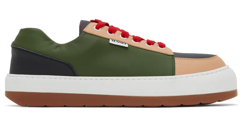 Sunnei Multicolor Leather Dreamy Low-Top Sneakers (MSHOXSNK003)