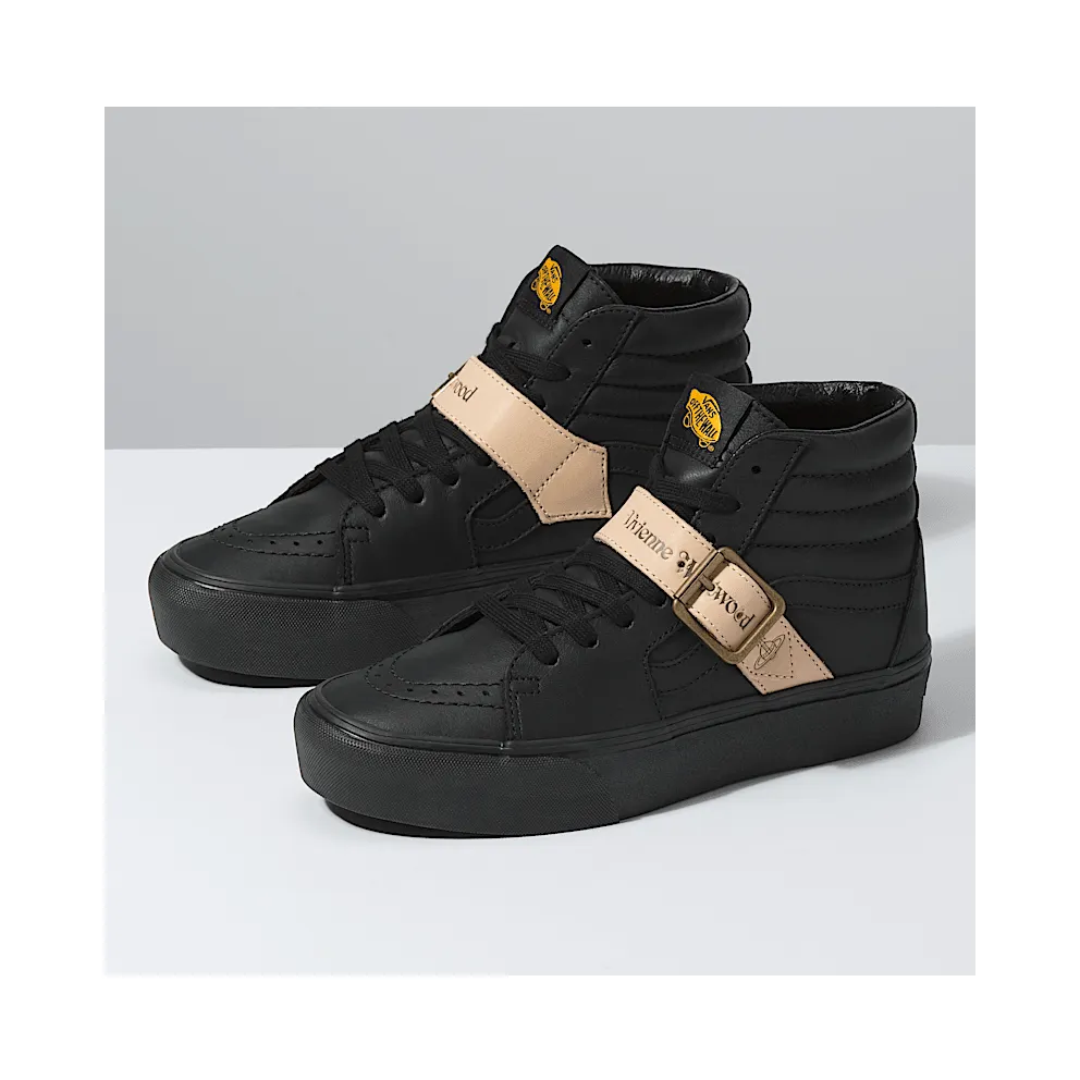 Vans Sk8-Hi Platform Vivienne Westwood Anglomania Buckle Black/Black (VN0A4BTUXKP)
