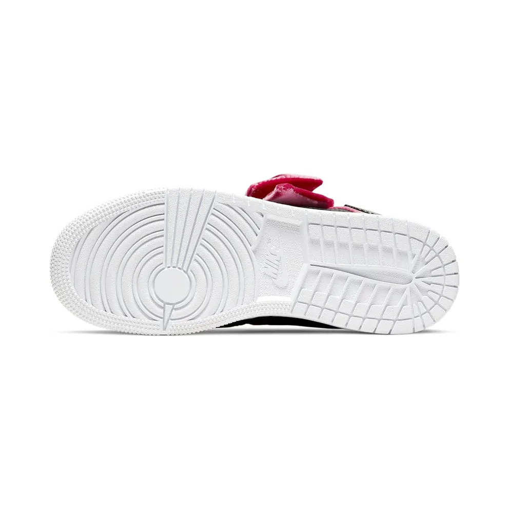 Jordan 1 Mid Bow Black Noble Red (GS) Black/Black-Noble Red (CK5678-006)