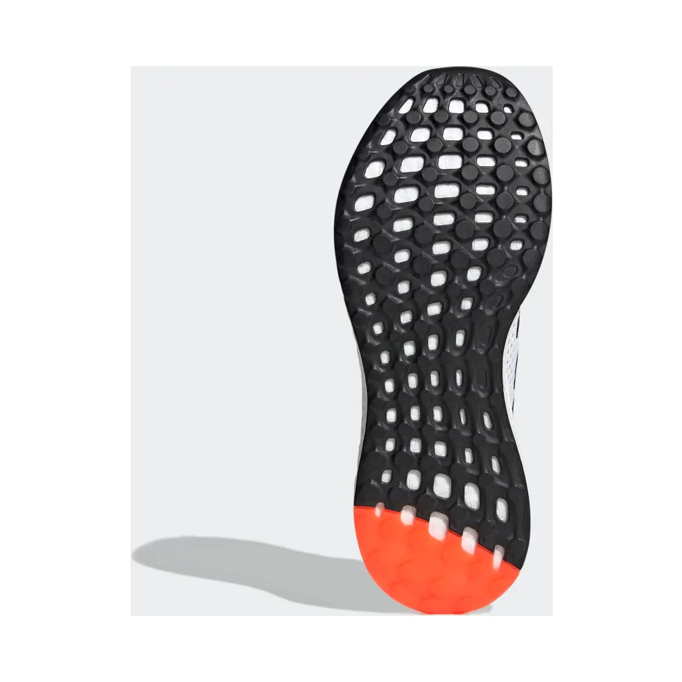 Adidas Pureboost 21 Cloud White / Core Black / Solar Red (GY5099)