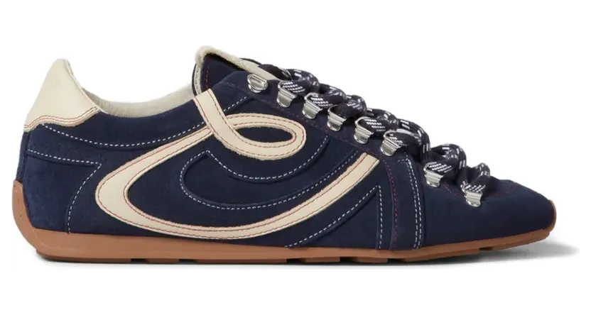 Claudie Pierlot Swing met vlakken “Blue” (CFACH00708)