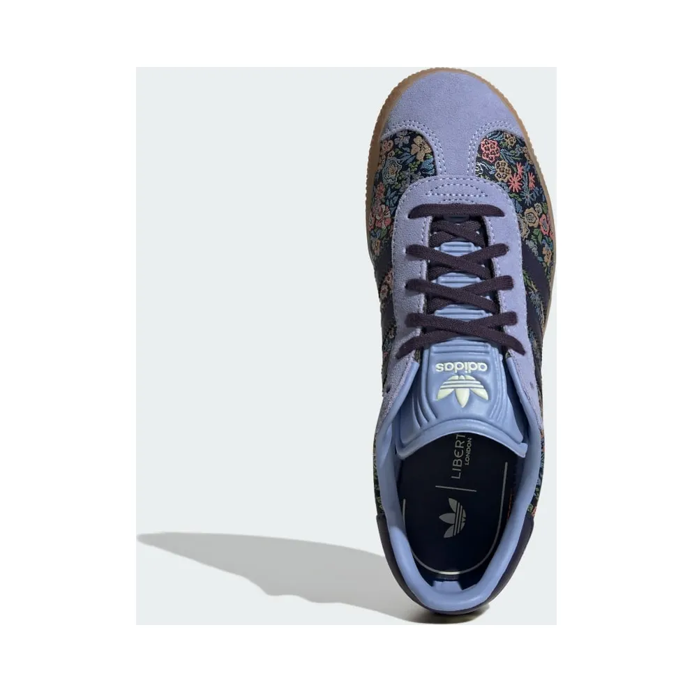 Adidas Gazelle x Liberty London Kids Blue / multicolor / Gum (JH5207)