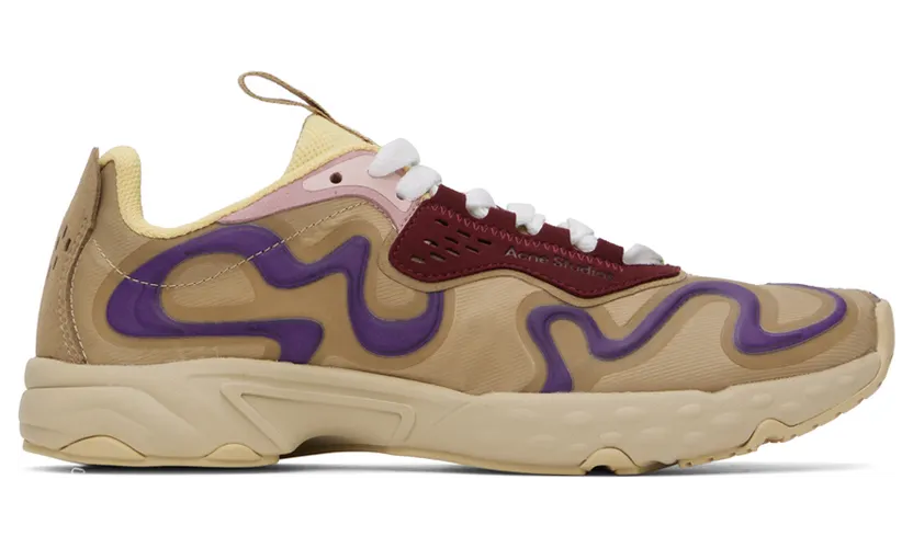 Acne Studios Multicolour Ribbon Low-Top Sneakers (BD0228-)