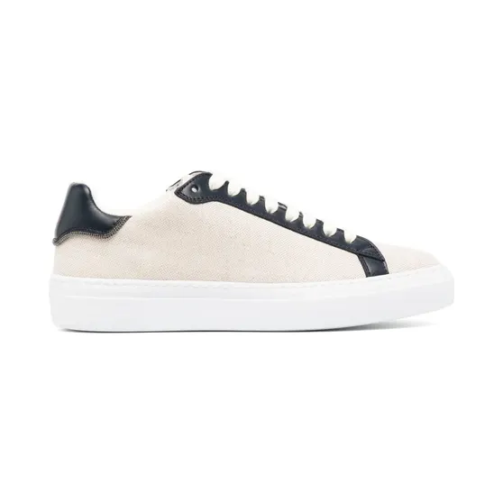 Fabiana Filippi Canvas leren sneakers – Beige (ASD265A939L216)