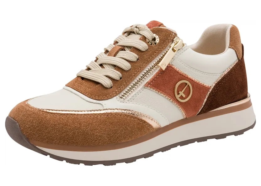 Tamaris sneaker Beige / Cognac (1-23726-43-3C2)