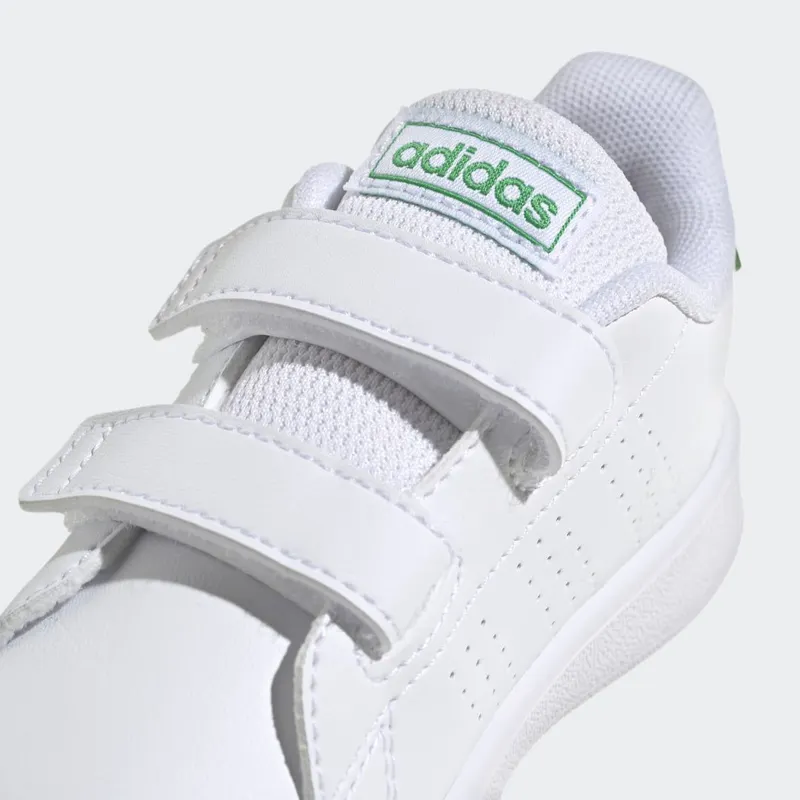 Adidas Advantage Lifestyle Court Two Hook-and-Loop Cloud White / Green / Core Black (GW6500)