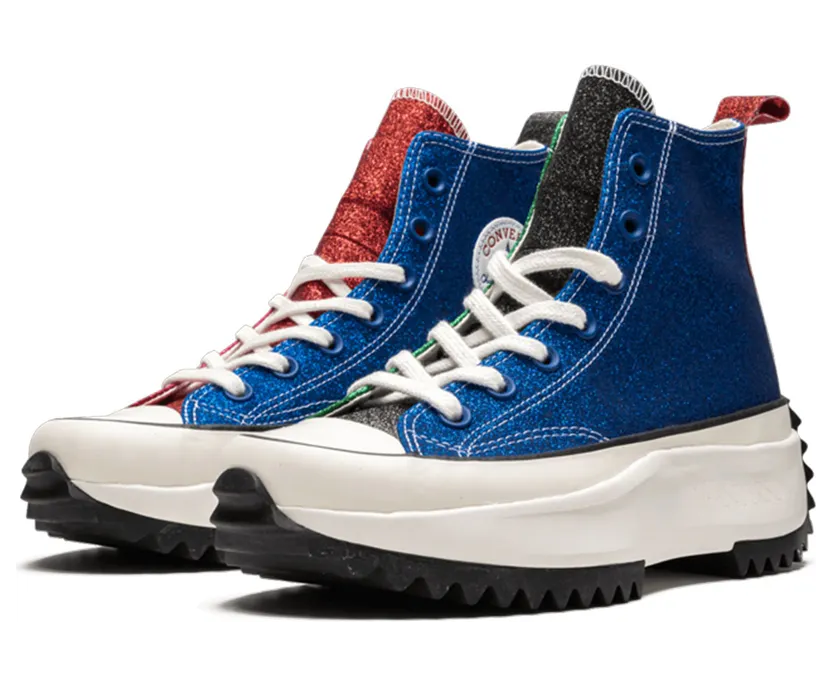 Converse J.W. Anderson x Run Star Hike ‘Glitter’ Classic Blue/Jolly Green/Egret (164842C)
