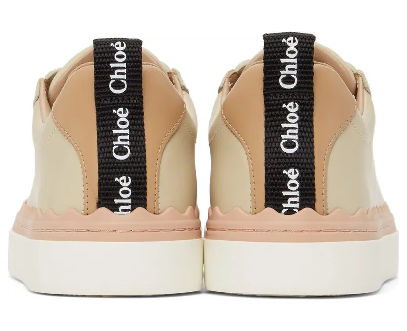 Chloé Taupe Lauren Sneakers (CHC21A108U1) (4)