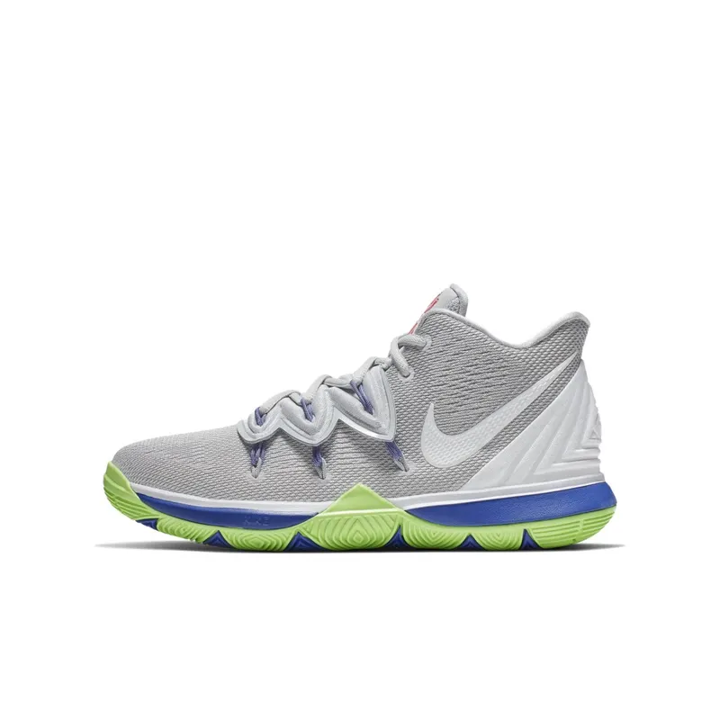 Nike Kyrie 5 Wolf Grey Lime Blast (GS) Wolf Grey/White-Lime Blast (AQ2456-099)
