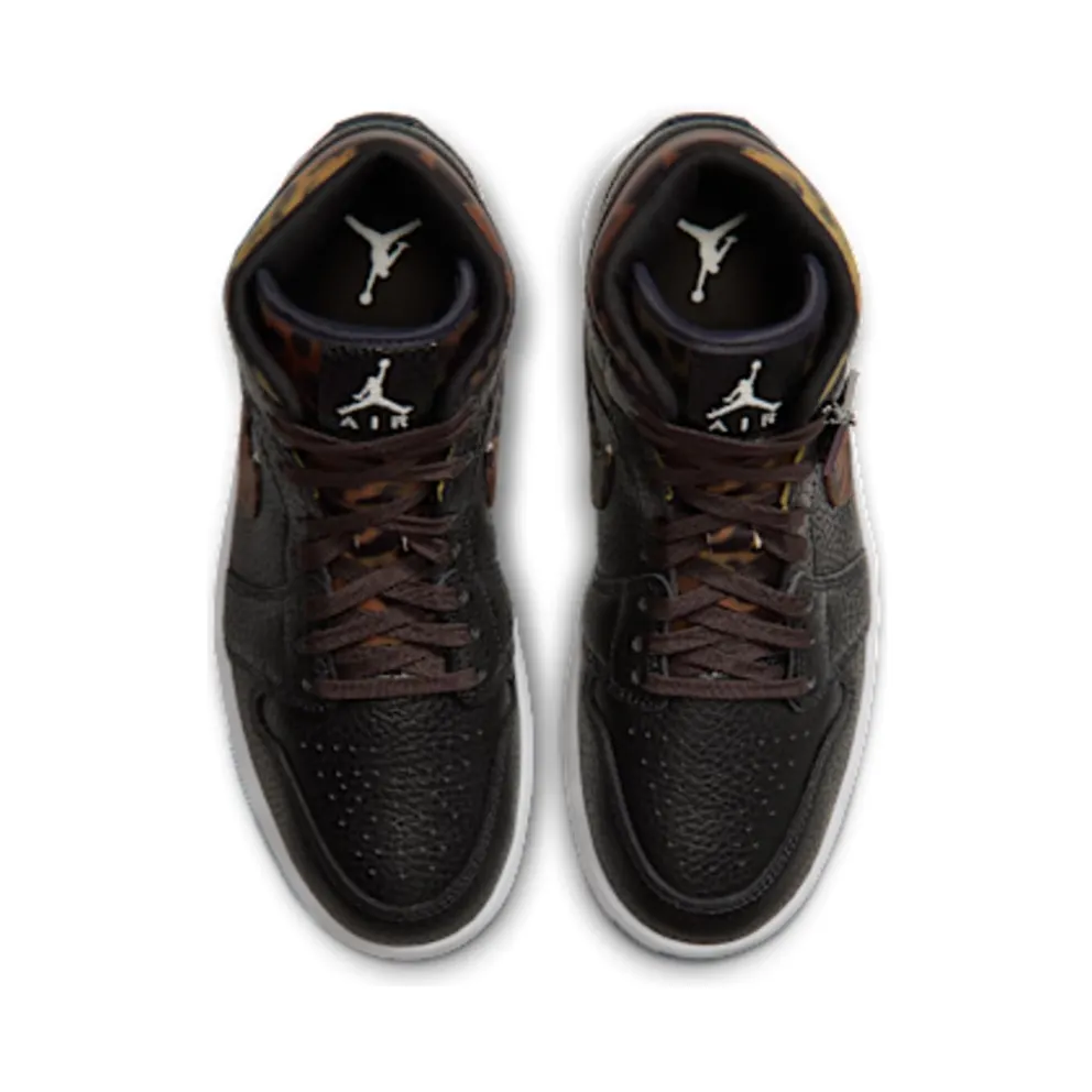 Air Jordan 1 Mid – “Black / Velvet Brown / Chalk” (IQ5161-001)