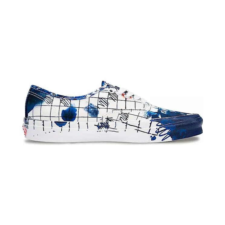 Vans Authentic LX Connor Tingley Checkerboard White Blue (VN0A4BV961P)