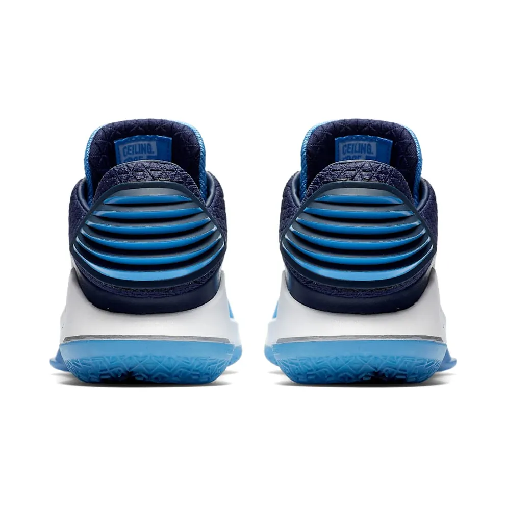 Jordan XXXII Low University Blue Black White Metallic Silver (AA1257-401)