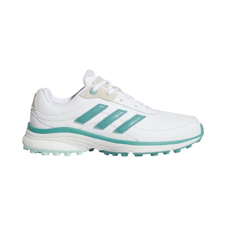 adidas Zoysia Spikeless Golf Cloud White Powder Teal Semi Flash Aqua (JS0538)