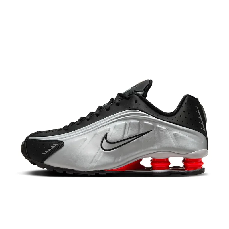 Nike Shox R4 Silver Black Red (BV1111-008)