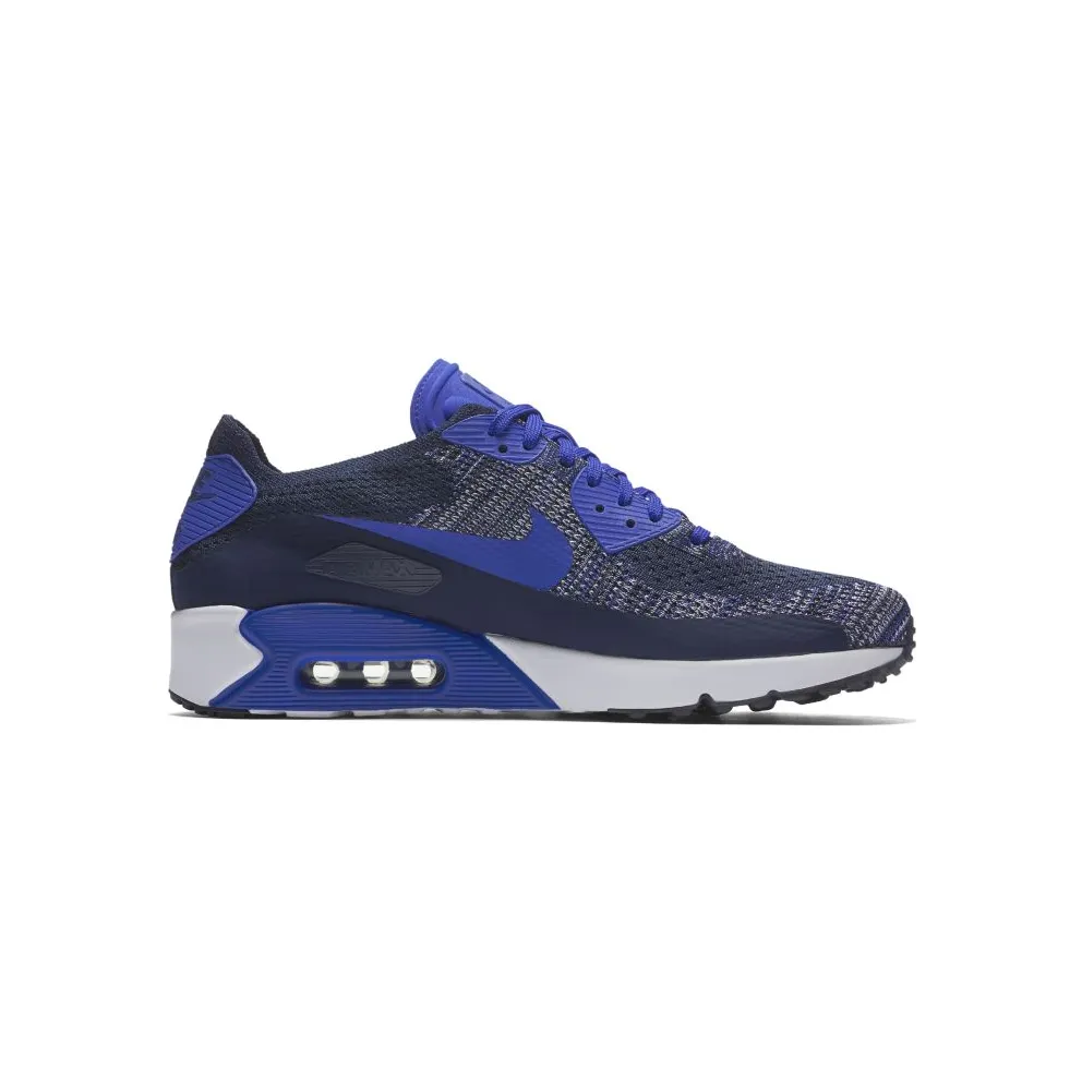Nike Air Max 90 Ultra Flyknit 2.0 Navy College Navy/Paramount Blue-White-Black (875943-400)