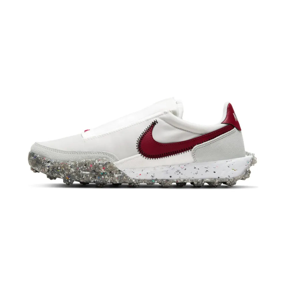 Nike Waffle Racer Crater White Grey Red (CT1983-103)