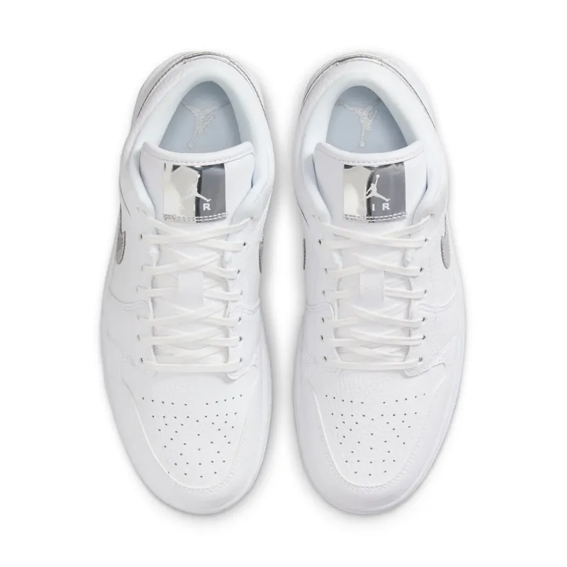 Air Jordan 1 Low SE “White Metallic Silver'” (IQ9381-100)