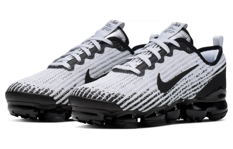 Nike Air VaporMax Flyknit 3 White Black (GS)