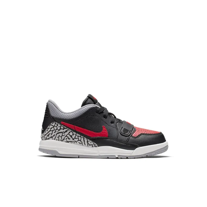 Jordan Legacy 312 Low Bred Cement (PS) Black/Gym Red-Black-Cement Grey (CD9055-006)