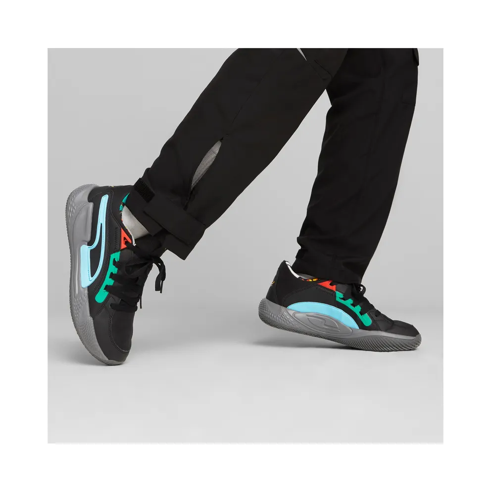 Puma Court Rider Chaos Black Basketball Shoes Black (37826501)