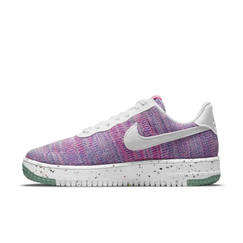 Nike Air Force 1 Crater FlyKnit Purple – “Fuchsia Glow / Pink Blast / Green Glow / White” (DC7273-500)