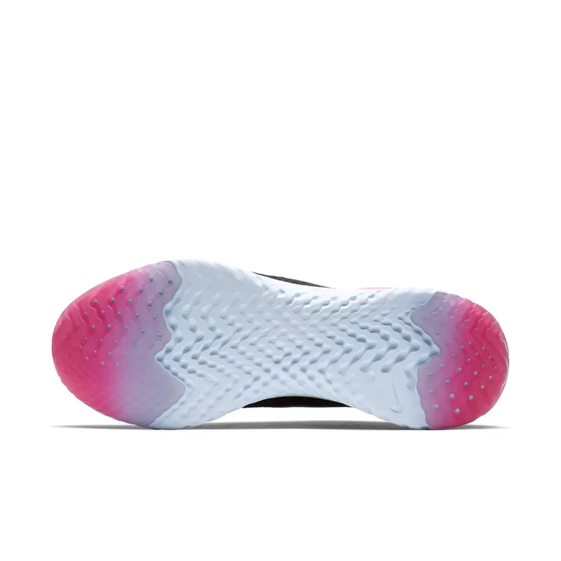 Nike Epic React Flyknit 2 Black Sapphire Hyper Pink Black/Black-Sapphire-Lime Blast-Hyper Pink-Blue Tint (BQ8928-003)