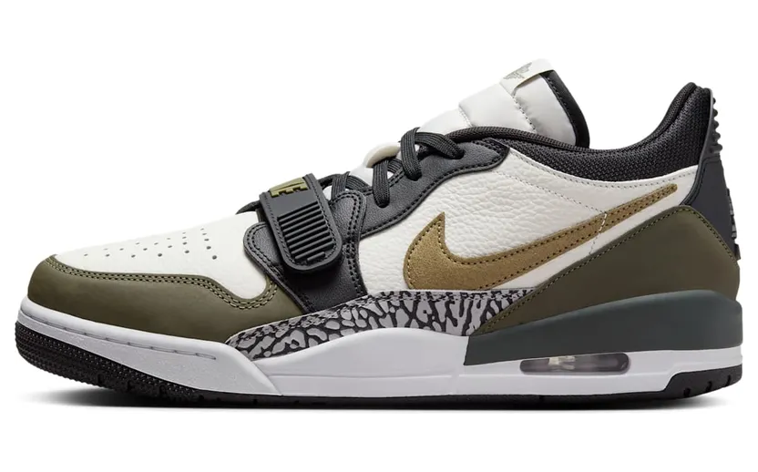 Jordan Legacy 312 Low Sail Black Medium Olive (CD7069-120)