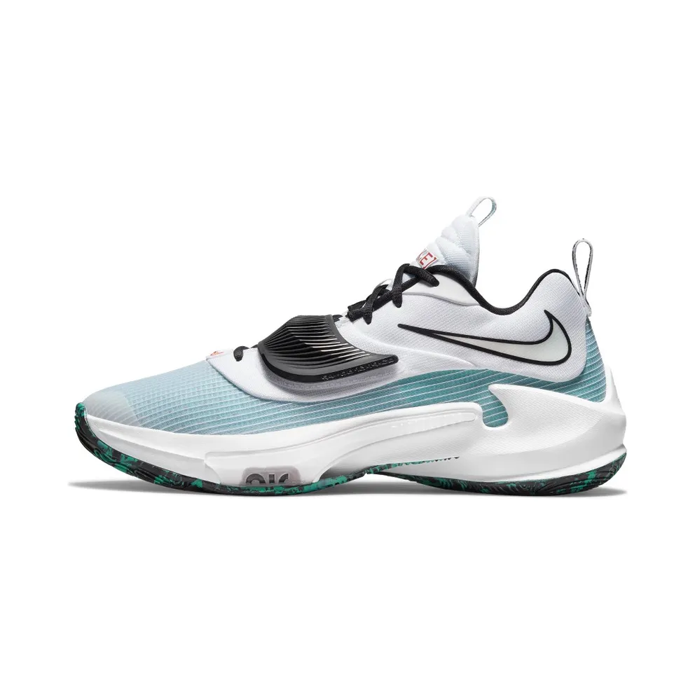Nike Zoom Freak 3 “White / Clear Emerald / Total Orange / Black” (DA0694-101)