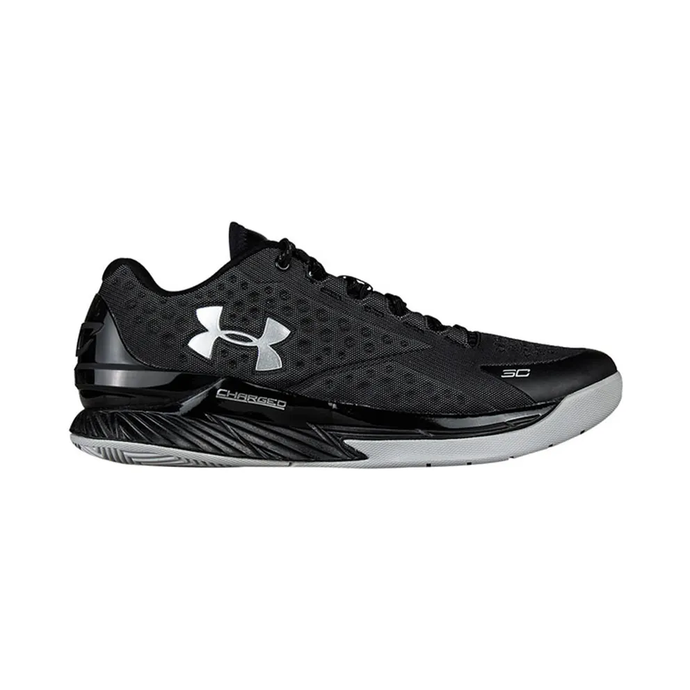 Under Armour Curry 1 Low Two-A-Days Black/Stealth Grey-Metallic Silver (1269048-004)