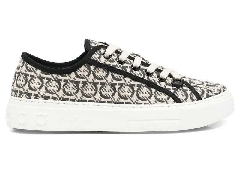 Ferragamo Anson Gancini-Jacquard Neutrals (02B342706670)
